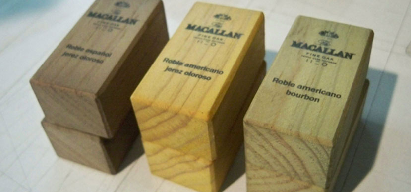 On Target diseña y fabrica estuches de madera personalizados para Macallan. Diseño 3D.